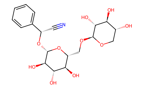 Mandelonitrile primeveroside 1392-28-5